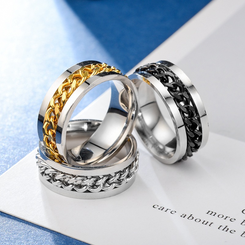 stainless steel rings men